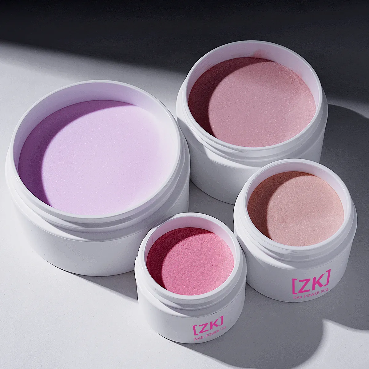 Poudre acrylique transparente professionnelle de qualité  poudre acrylique rose couvrante pour ongle